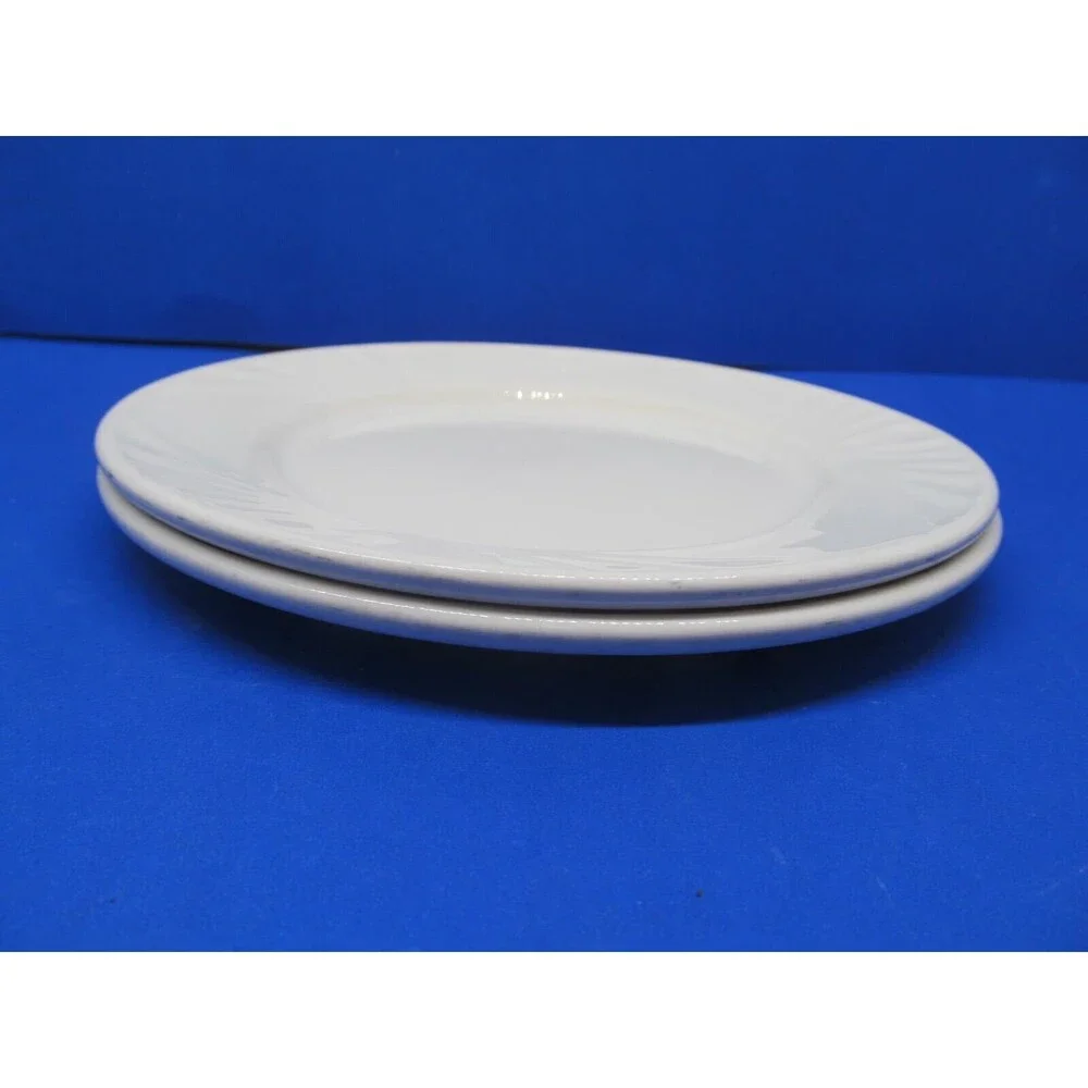 Dudson Olympus White Bread Plates 6 3/8